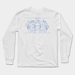 Enter the Virtual if you dare Long Sleeve T-Shirt